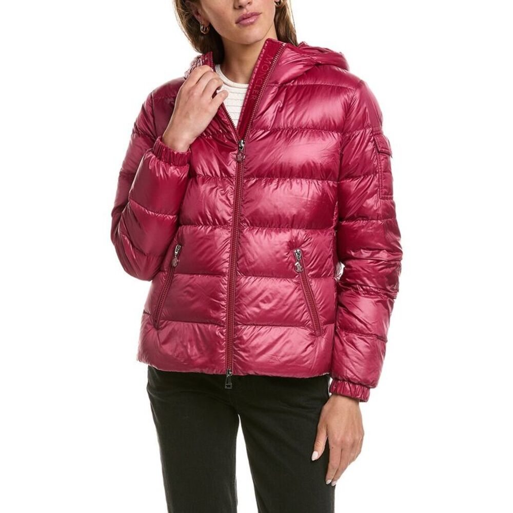 Moncler Womens Glesse Hooded Short Down Jacket
